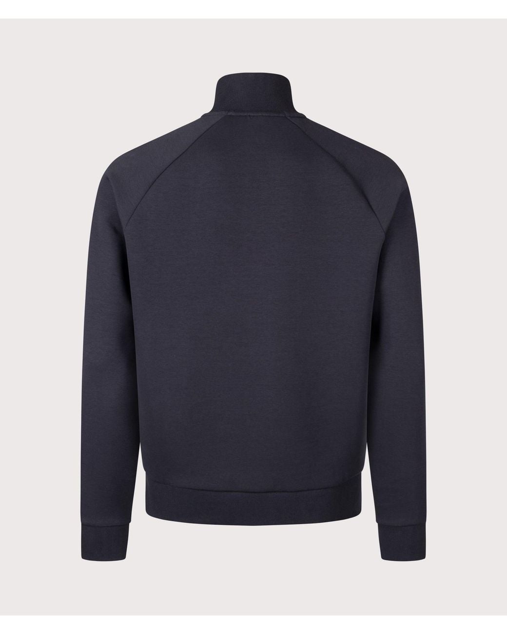 Boss Blue Regular Fit Quarter Zip Sweatshirt for men