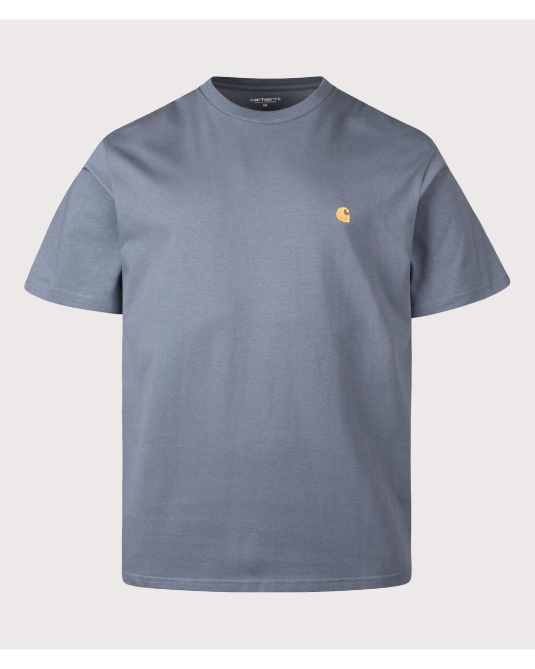 Carhartt Blue Loose Fit Chase T-Shirt for men