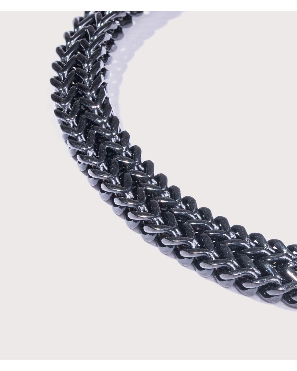 Mysterious Jeweller Blue Stainless Steel Keel Link Bracelet for men