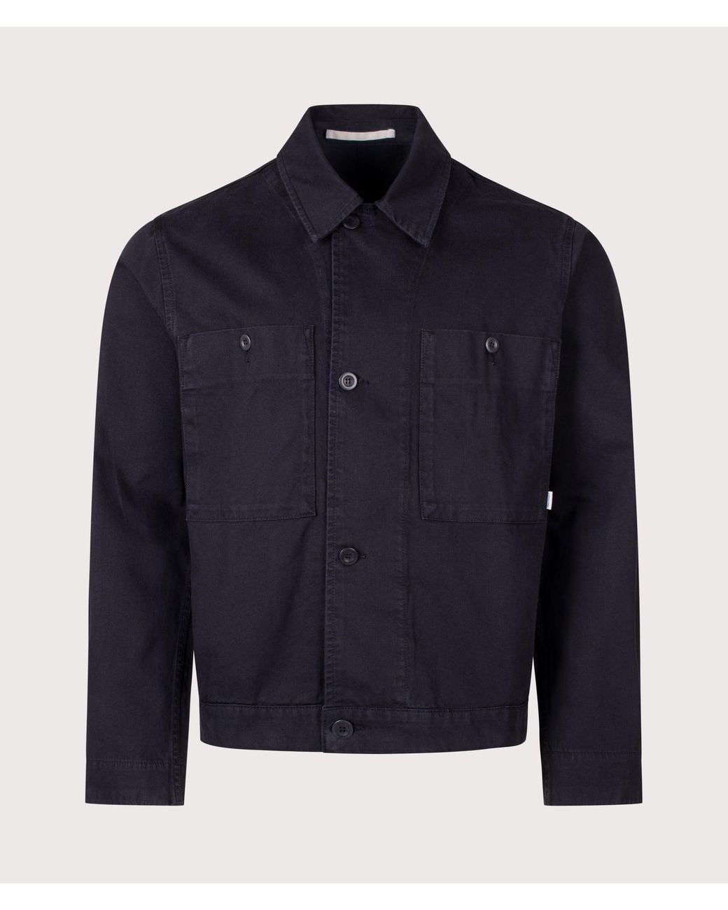 Norse Projects Blue Relaxed Fit Arresskov Broken Twill Overshirt for men
