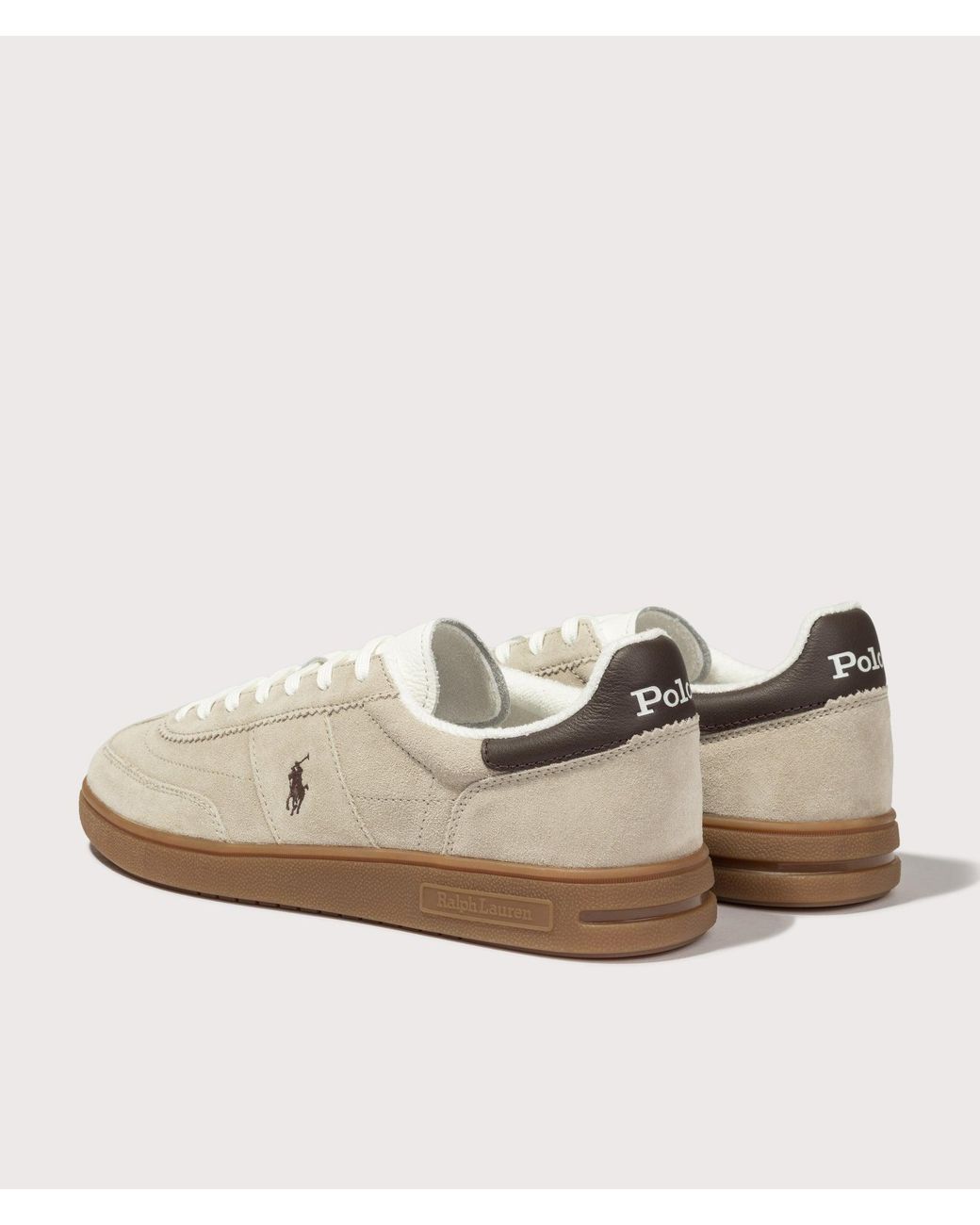 Polo Ralph Lauren Natural Bedford Suede Sneakers for men