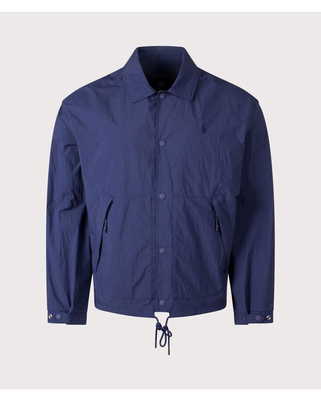 Polo Ralph Lauren Blue The Hayford Coach'S Windbreaker Jacket for men