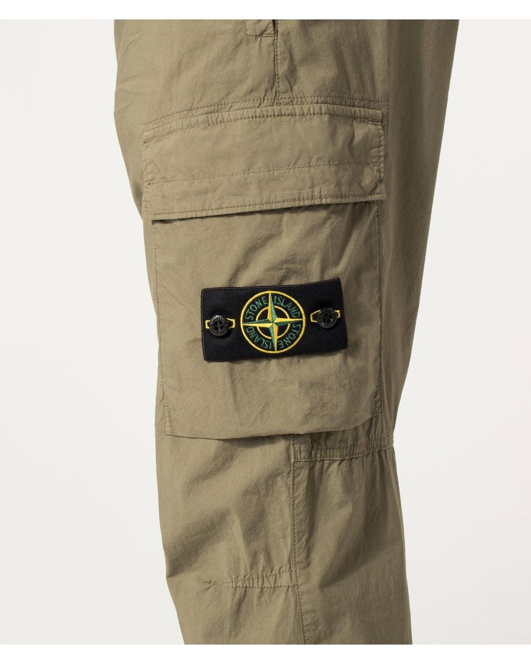 Stone Island Natural Cargo Pants for men