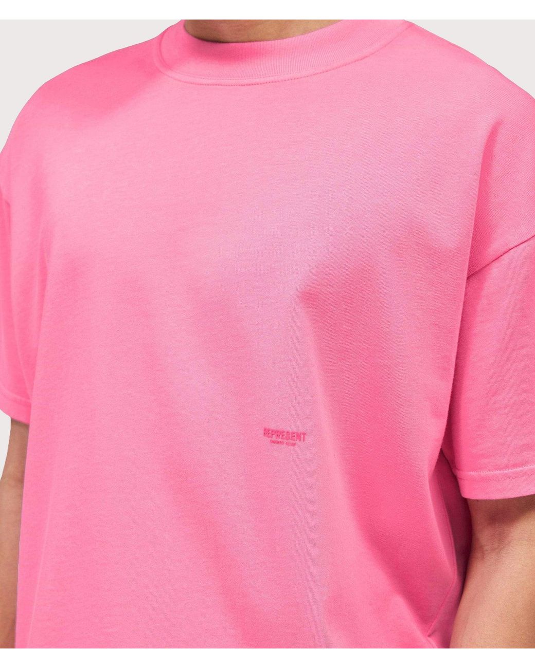 Represent Oversized Micro Owners Club T-Shirt in Pink for Men | Lyst UK