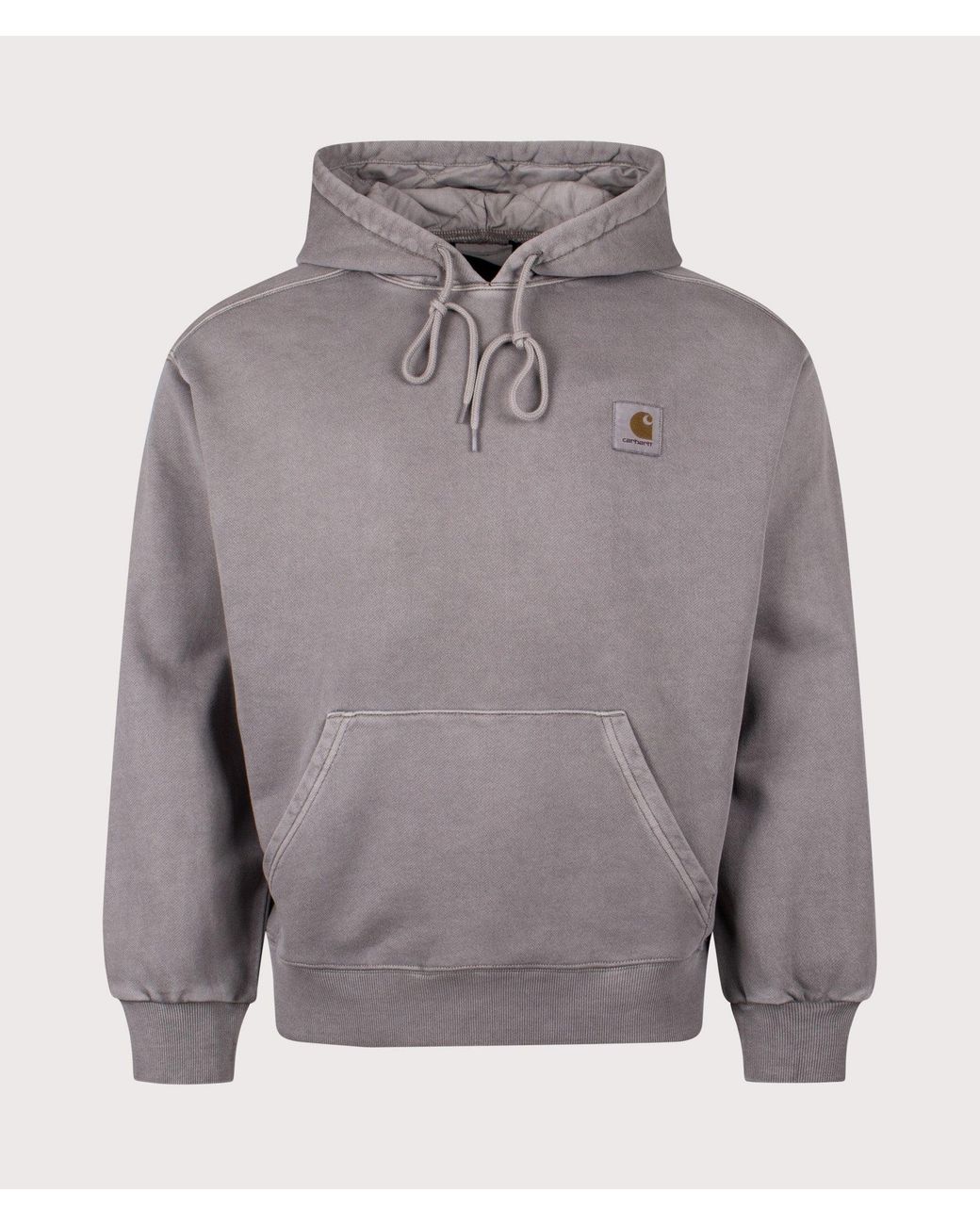 Carhartt Gray Balloon Fit Nelson Hoodie (Fits Big To Size) for men