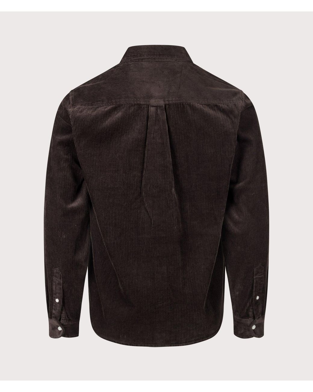 Carhartt Black Regular Fit Madison Cord Shirt for men