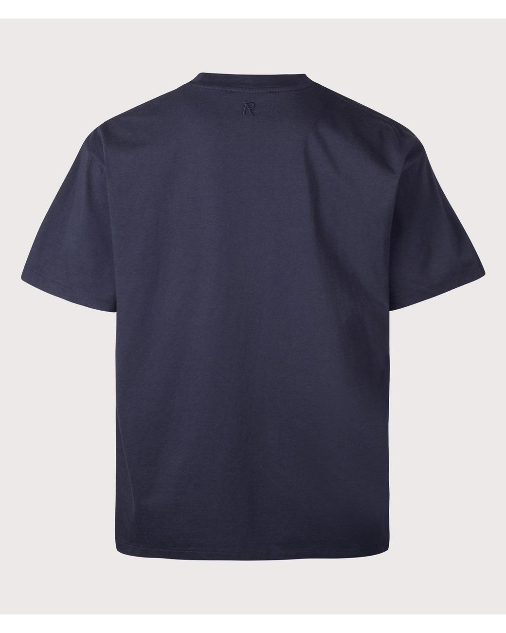 Represent Blue Oversized Initial T-Shirt for men