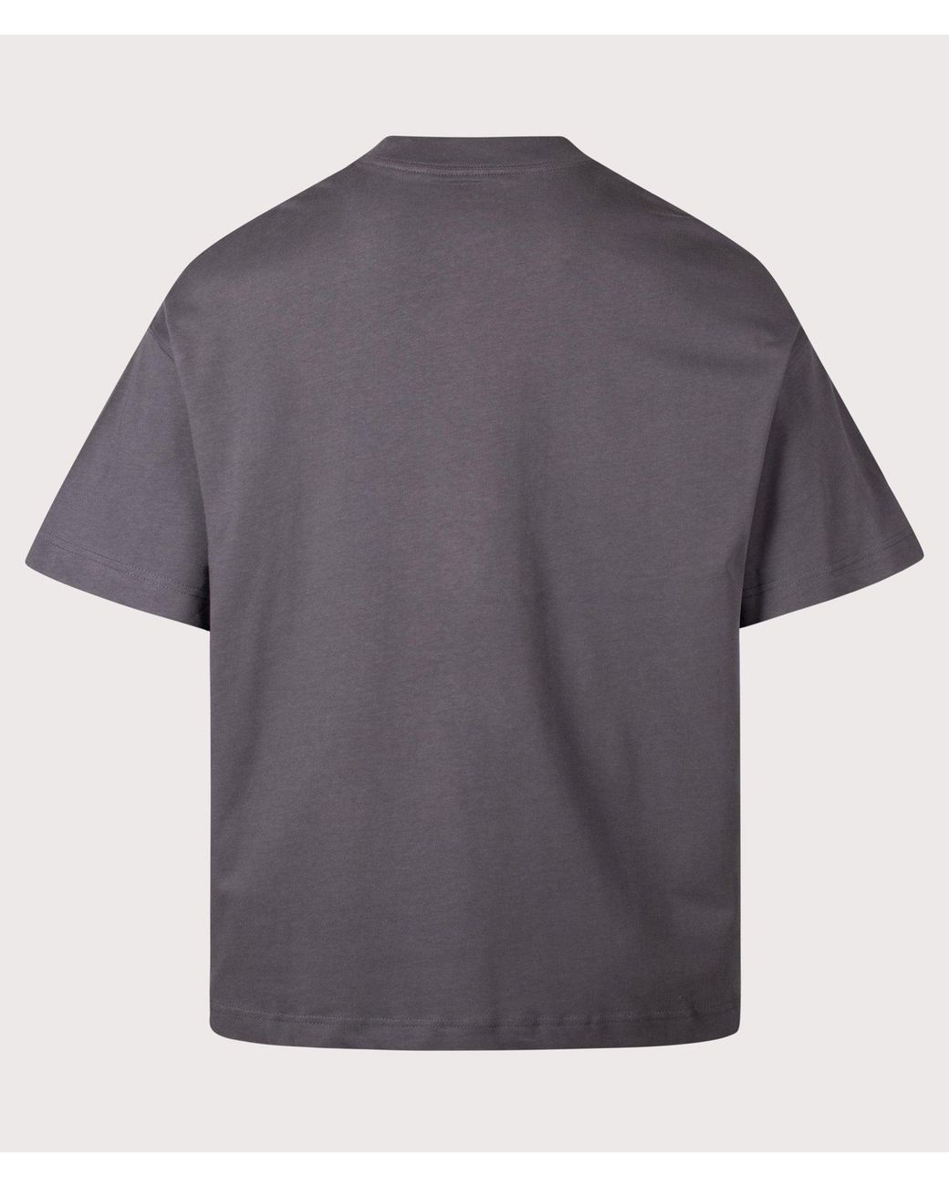 Carhartt Gray Boxy Loose Fit Signature Script T-Shirt for men