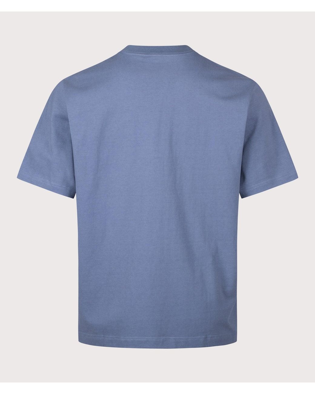And Wander Blue Relaxed Fit Heavy Cotton Pocket T-Shirt for men