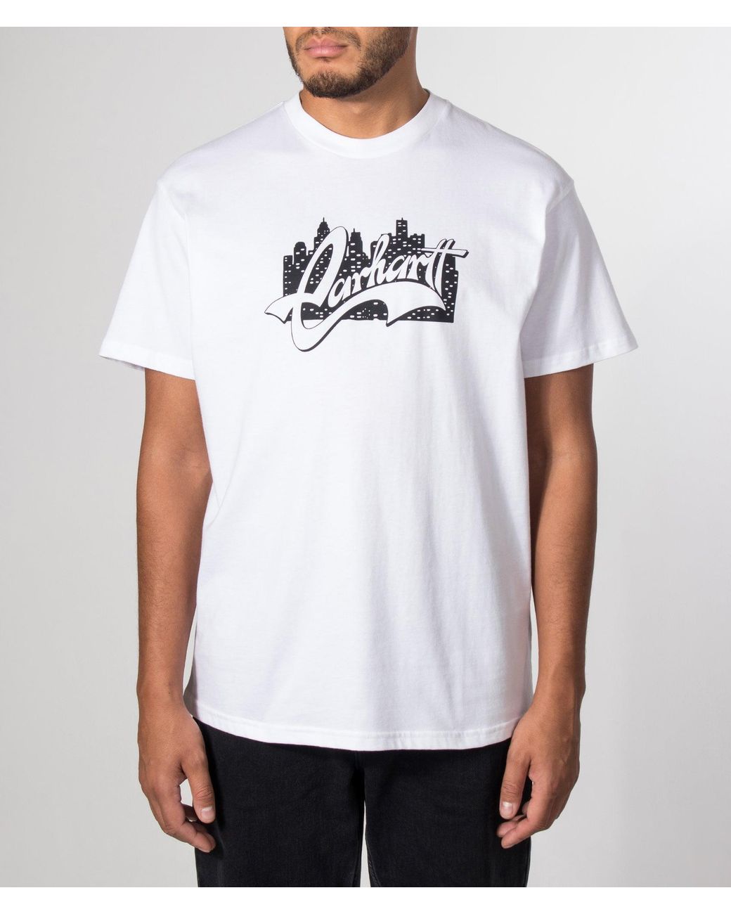 Carhartt White Loose Fit Boogie Night T-Shirt for men