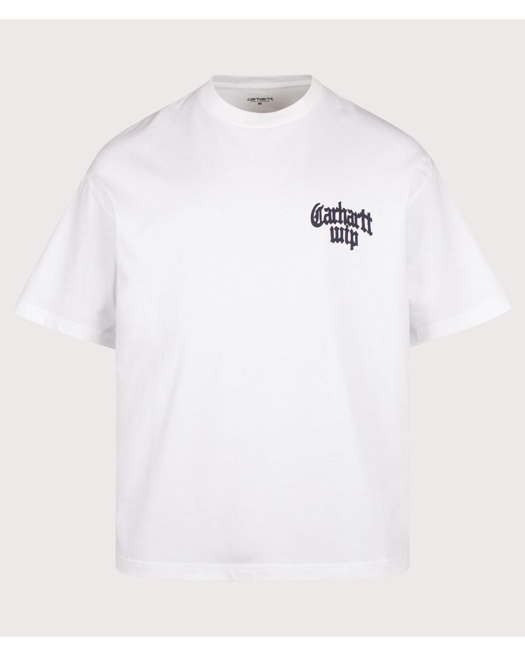 Carhartt White Oversized Fit Blackletter T-Shirt for men