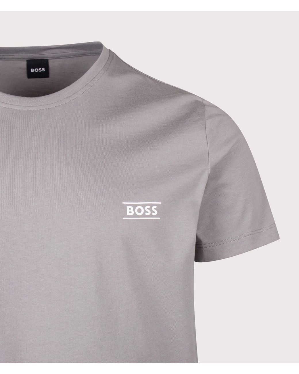 Boss Gray Regular Fit 365 Rn T-Shirt for men
