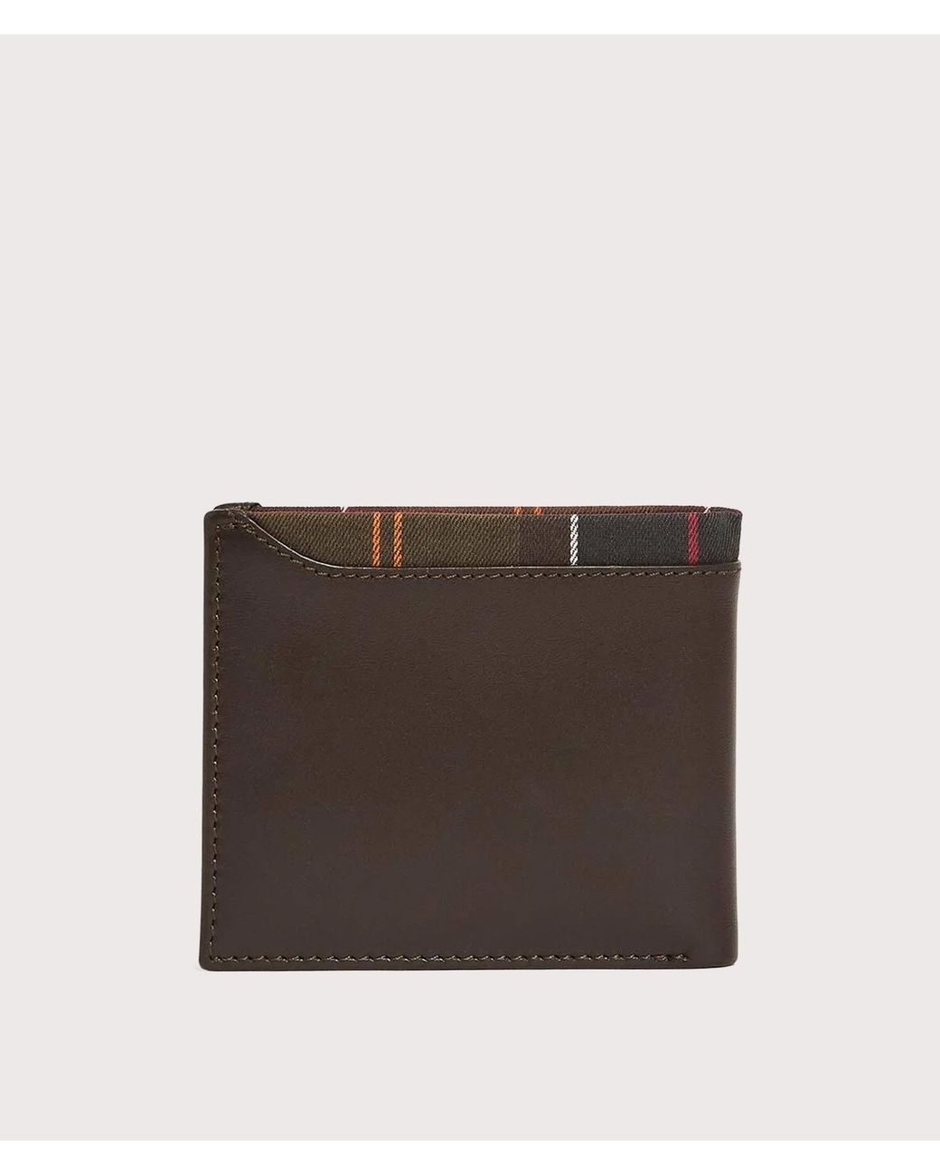 Barbour Brown Brodick Billfold Wallet for men