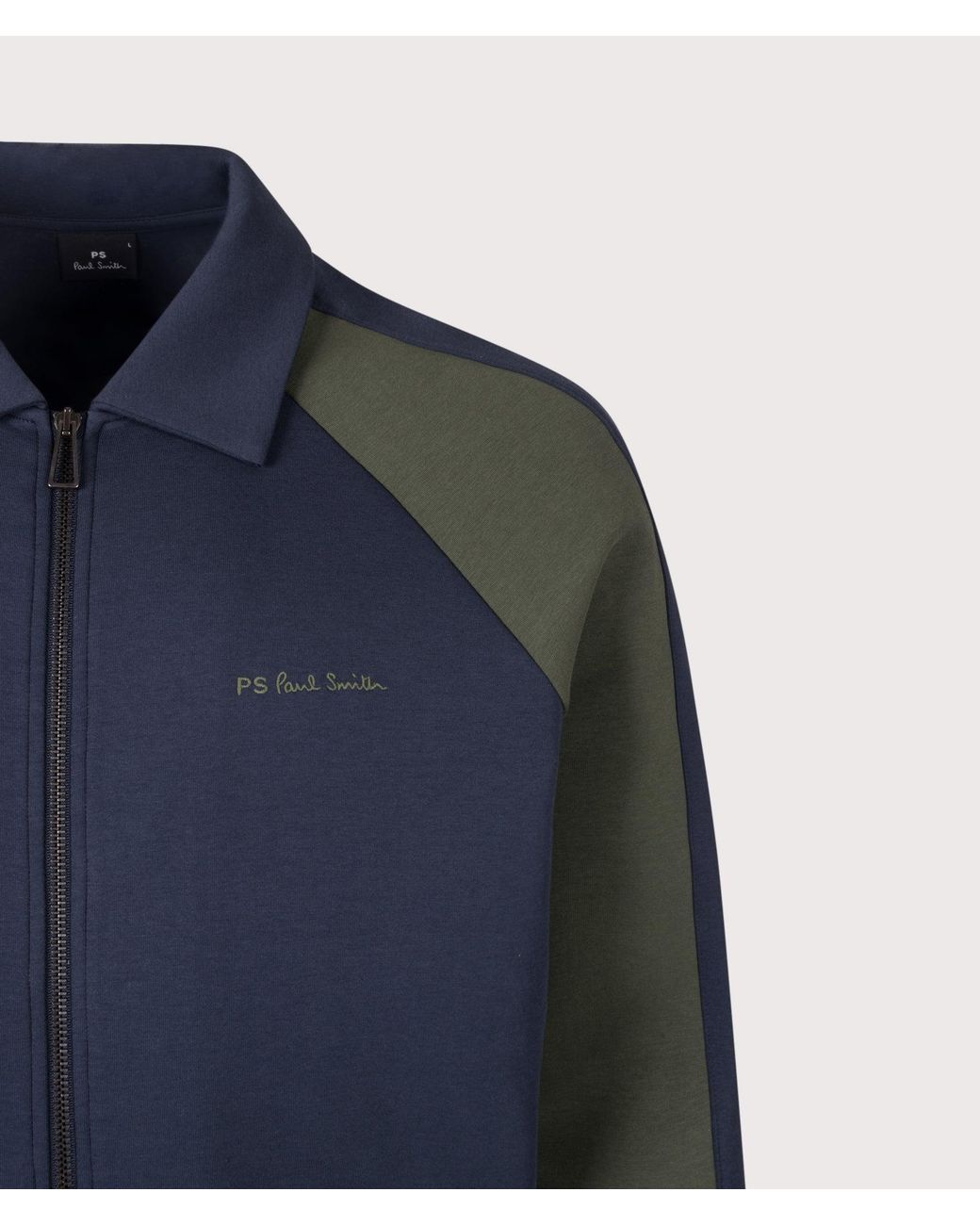 Paul Smith Blue Regular Fit Zip Through Jacket for men