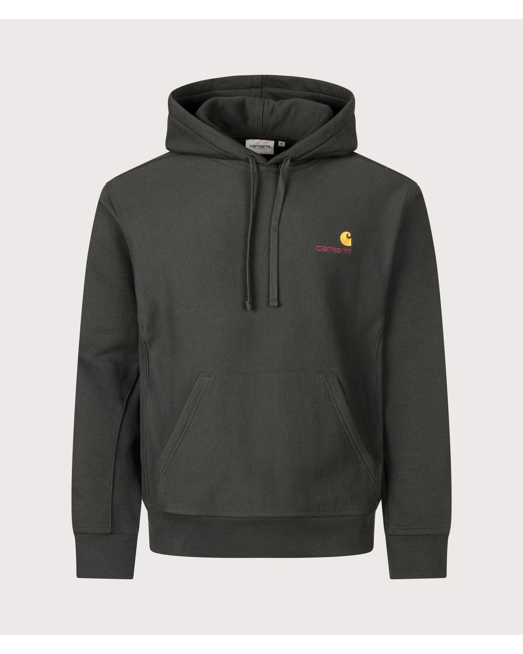 Carhartt Black Loose Fit American Script Hoodie for men