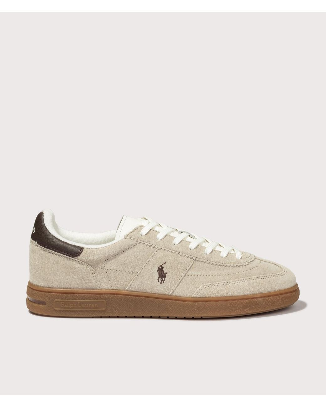 Polo Ralph Lauren Natural Bedford Suede Sneakers for men