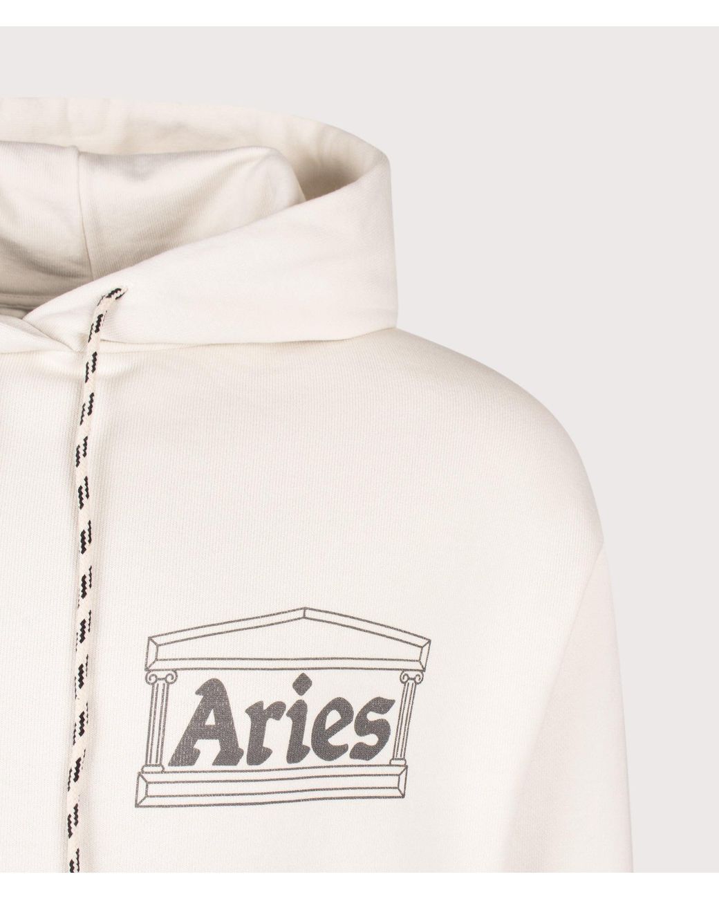 Aries Natural Premium Aged Temple Hoodie for men
