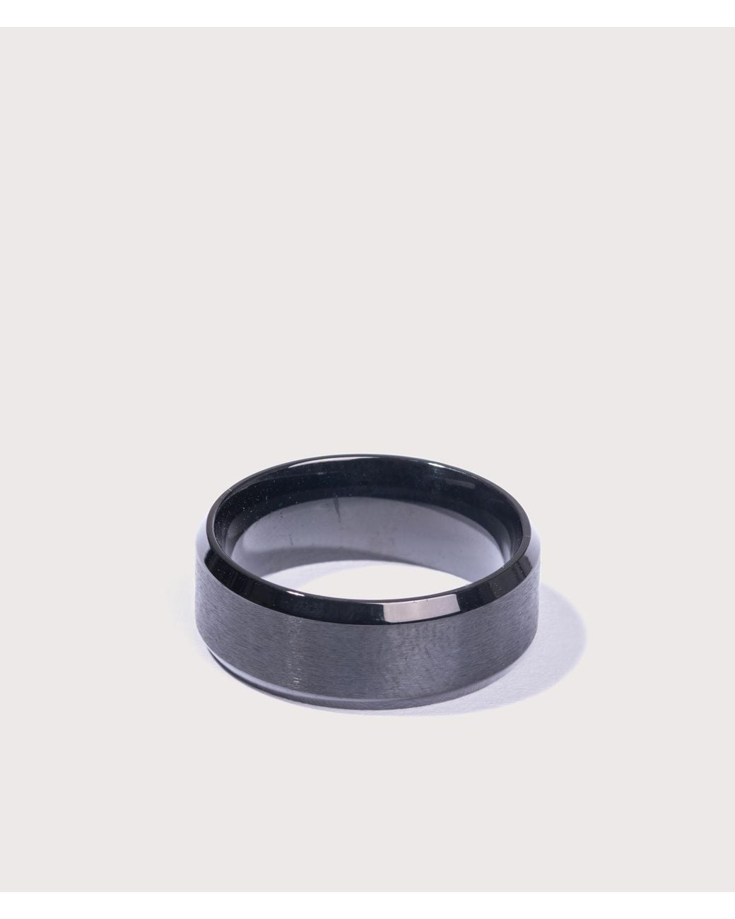Mysterious Jeweller Blue Stainless Steel Band Ring for men