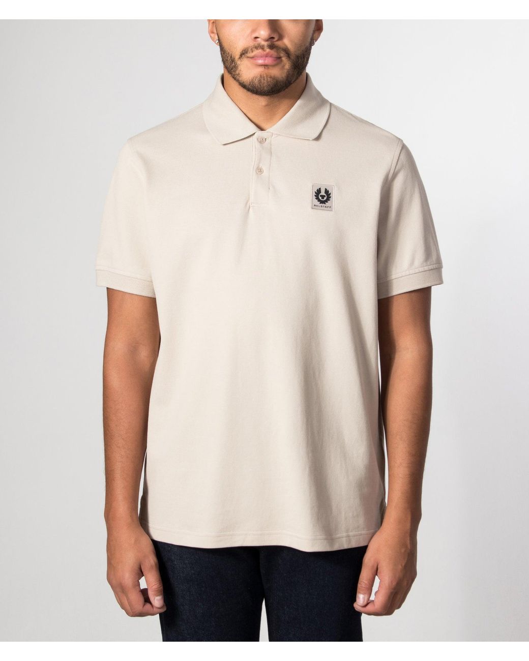 Belstaff Natural Regular Fit Polo Shirt for men