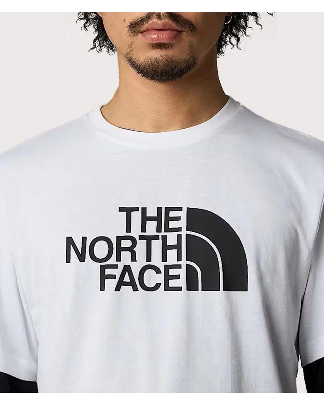 The North Face White Regular Fit Easy T-Shirt for men