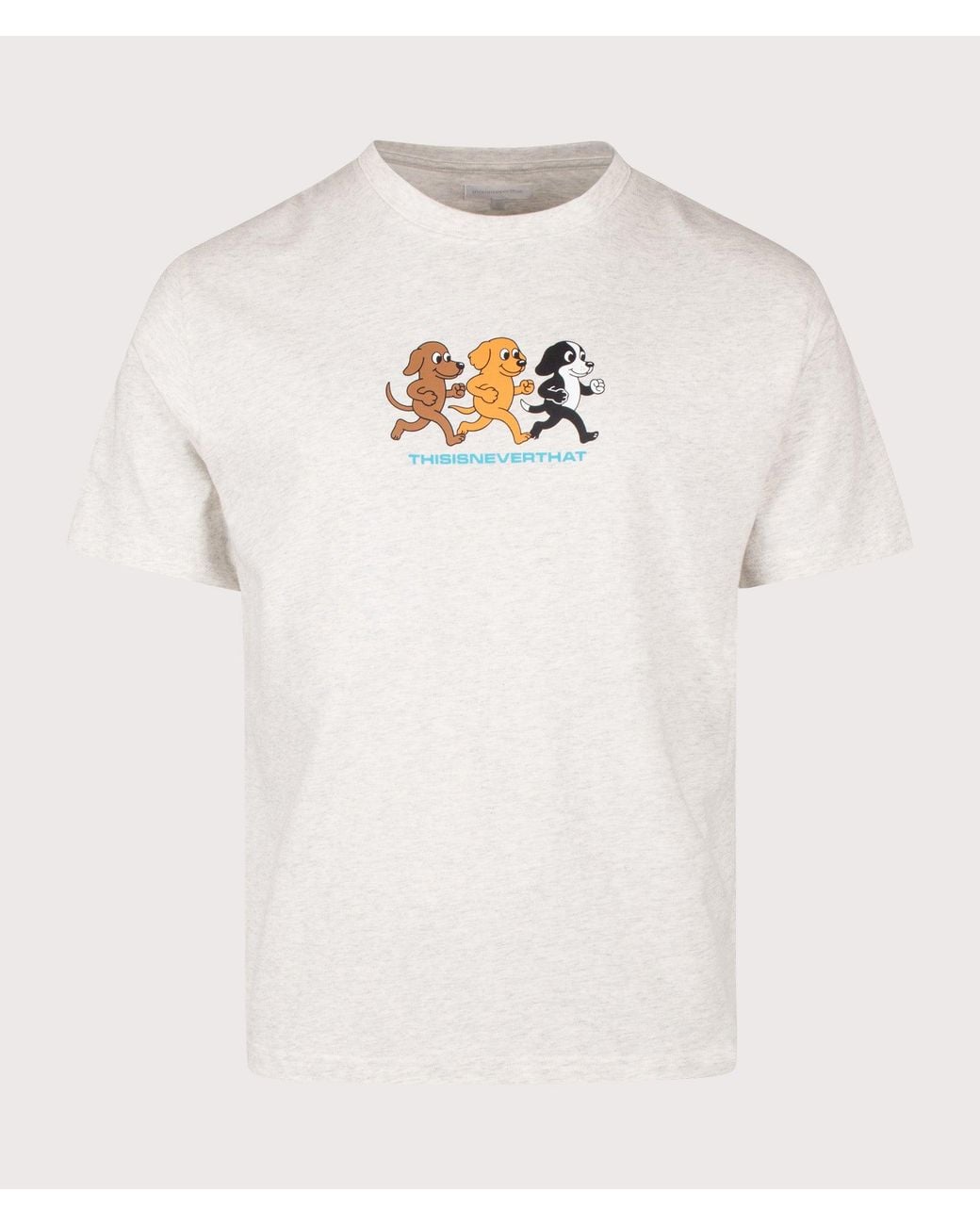 Thisisneverthat White Regular Fit Dogs T-Shirt for men