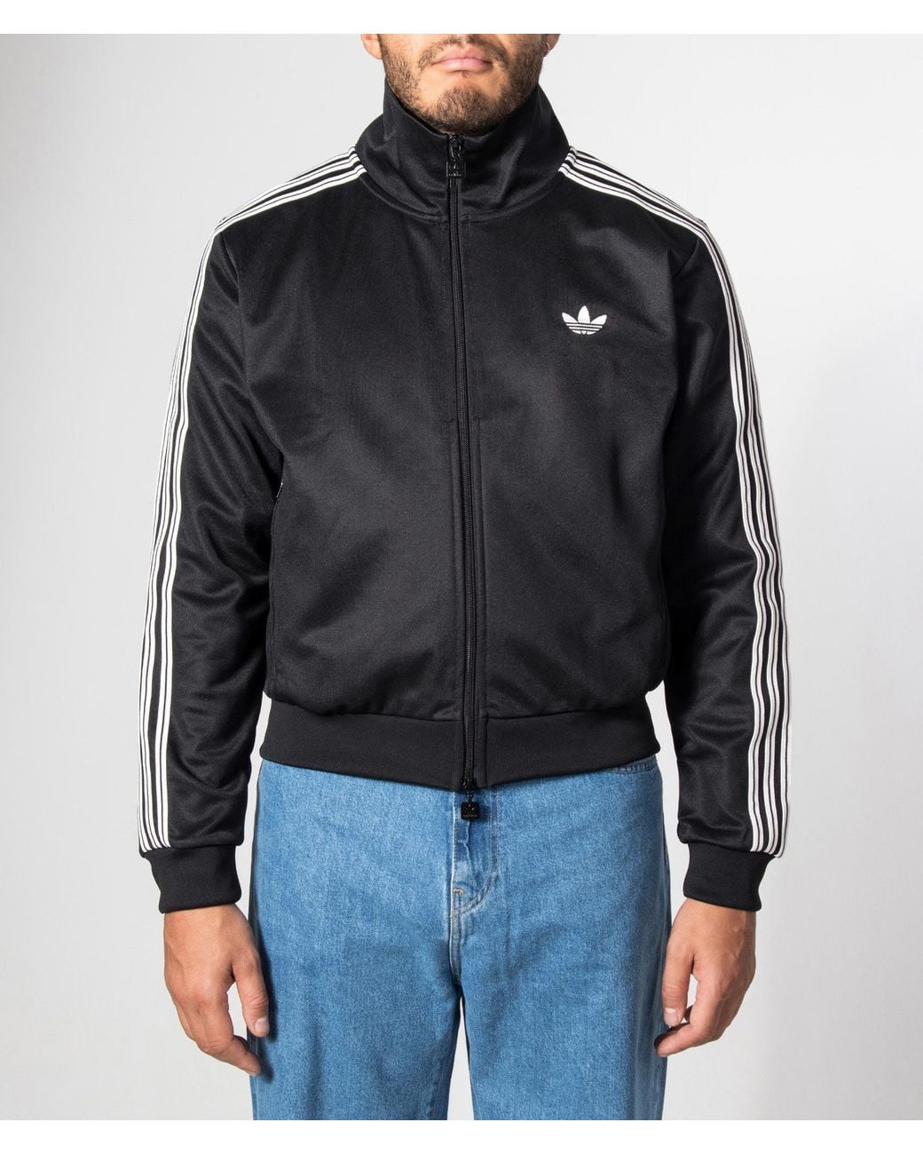 Adidas Originals Blue Beckenbauer Cropped Track Top for men