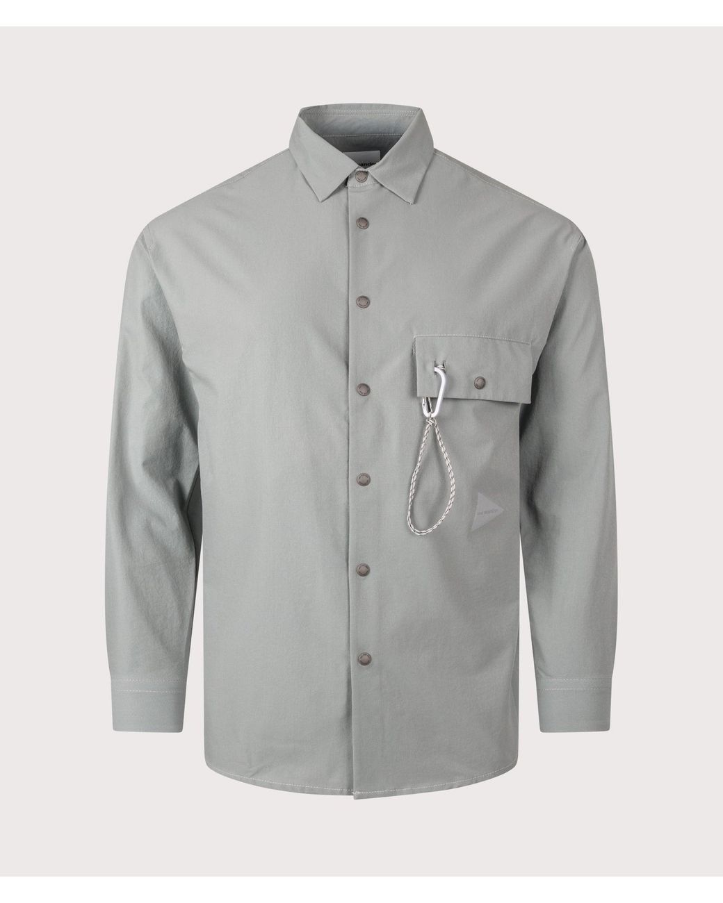 And Wander Gray Dry Breathable Shirt for men