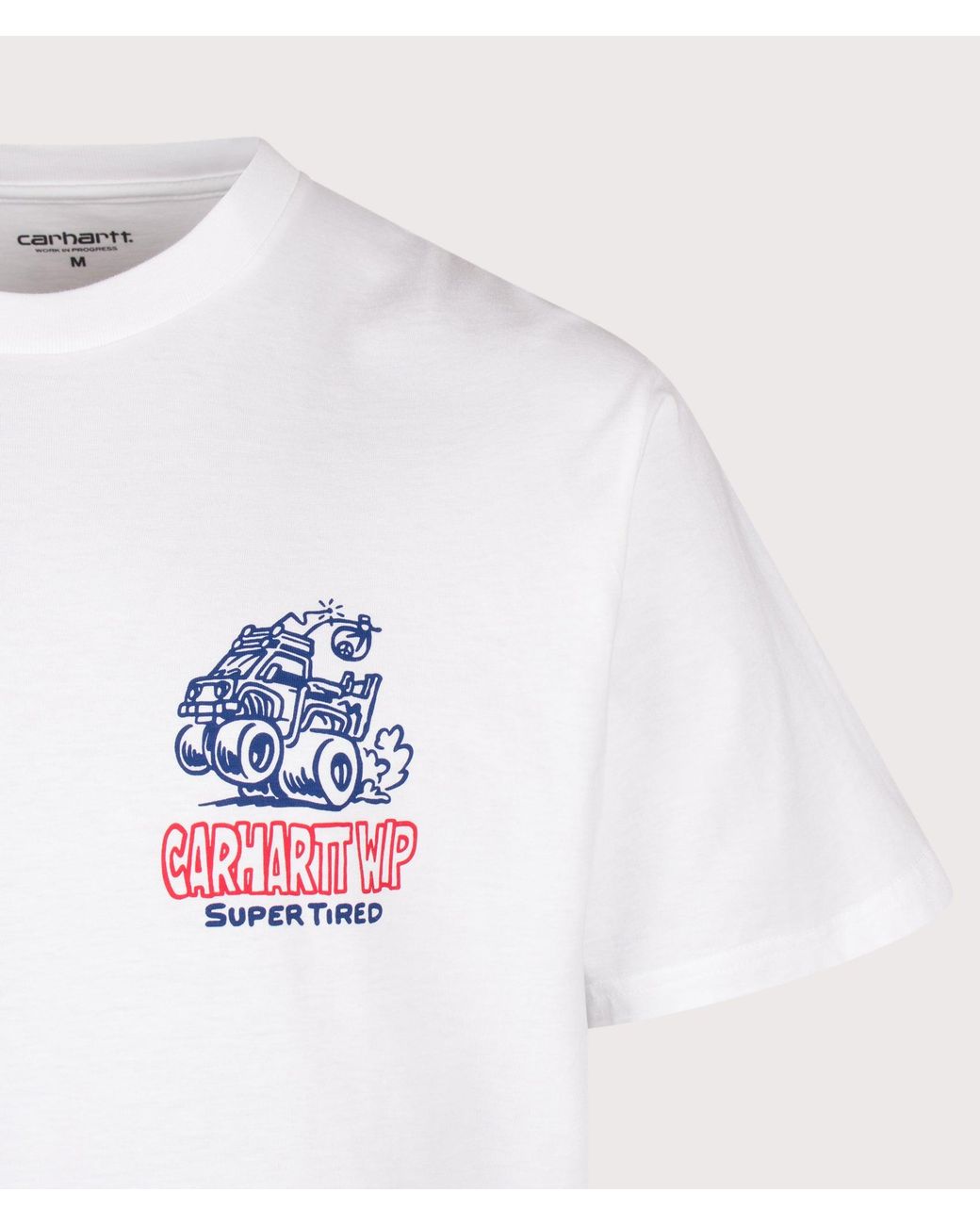 Carhartt White Loose Fit Hot Rat T-Shirt for men
