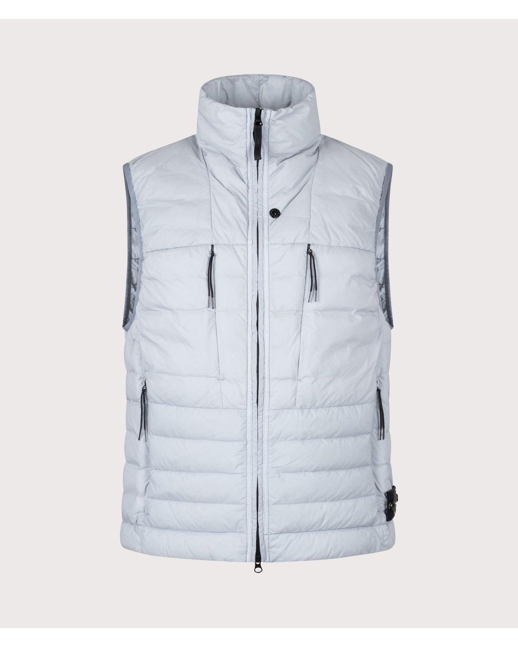 Stone Island Blue Seamless Tunnel Nylon Down-Tc Vest for men