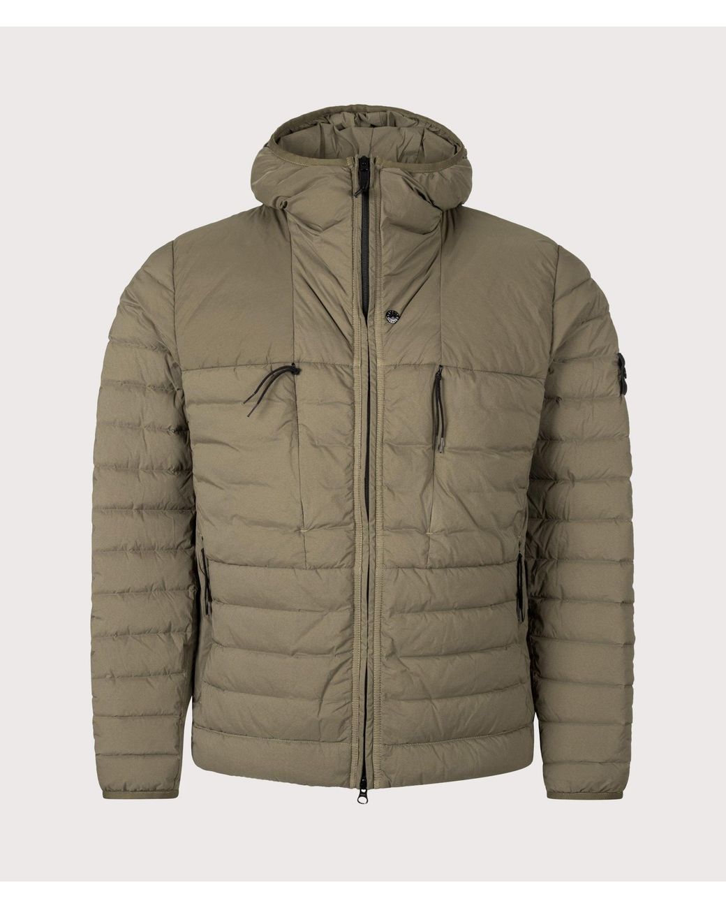 Stone Island Green Seamless Tunnel Nylon Down-Tc Jacket for men