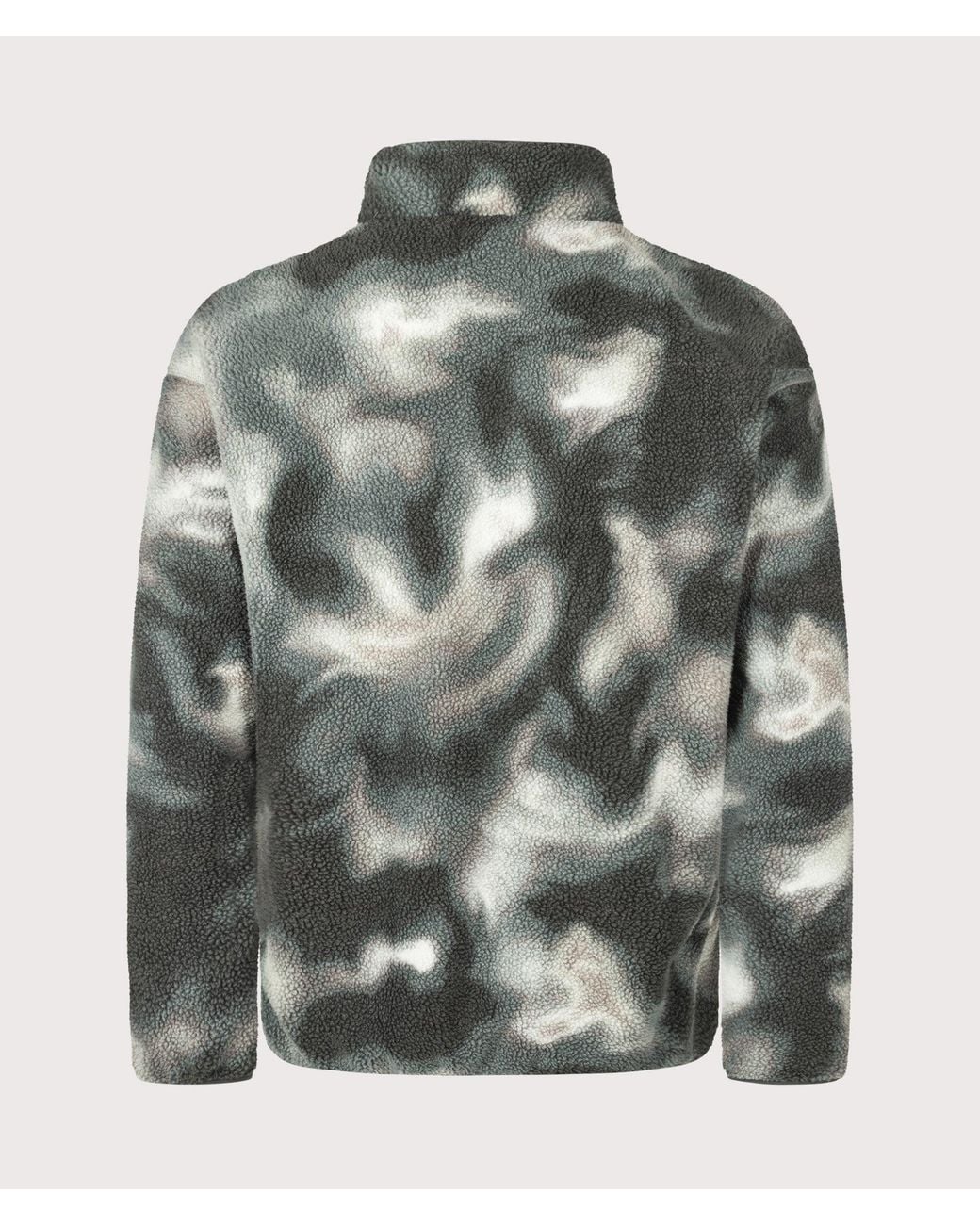 Columbia Gray Regular Fit Helvetia Ii Printed Half Snap Fleece for men