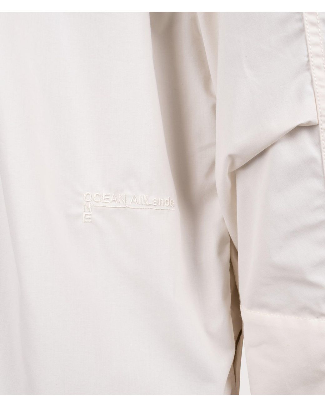 Nanamica Natural Oversized Hooded Deck Jacket for men