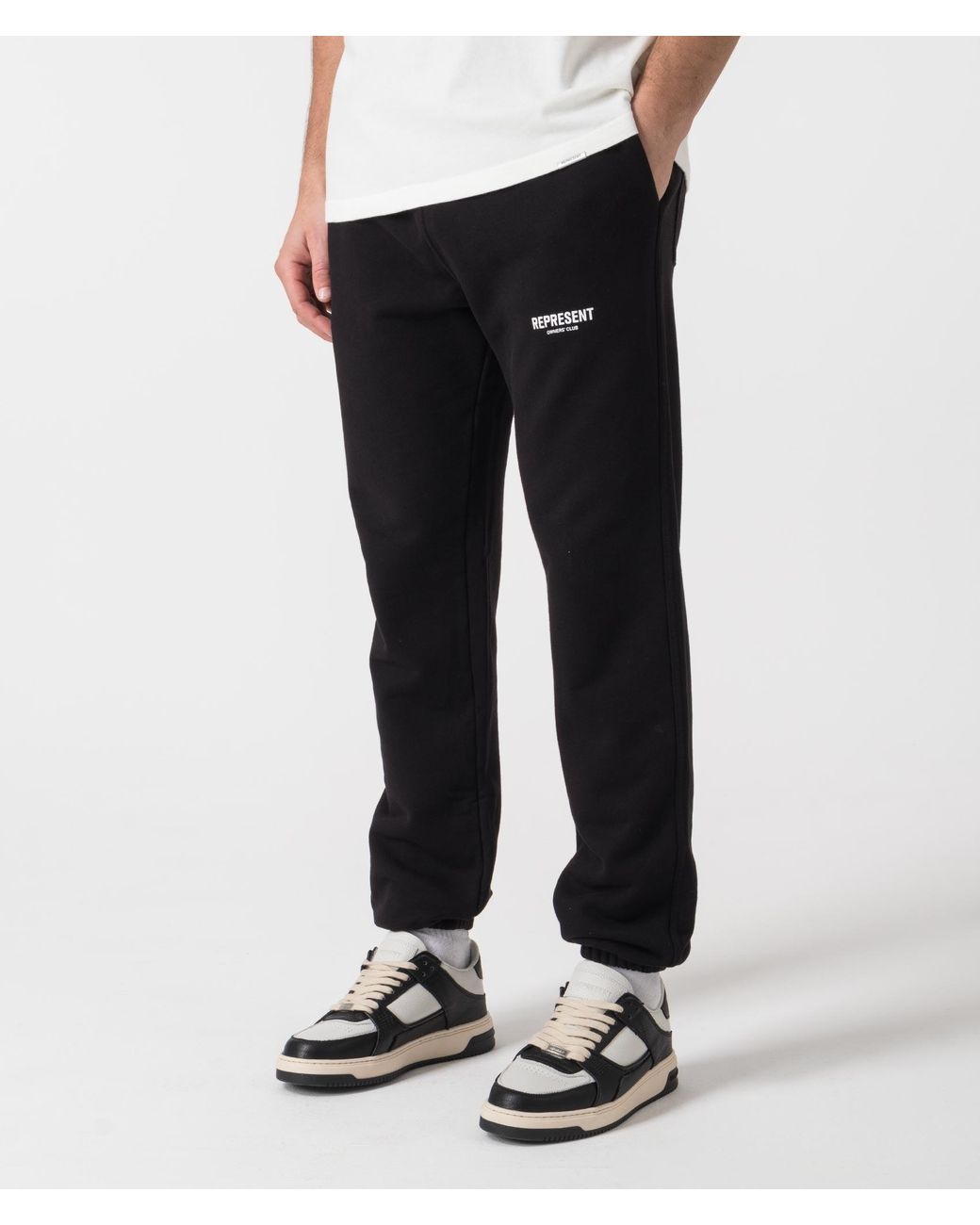 Represent Black Relaxed Fit Owners Club Joggers for men