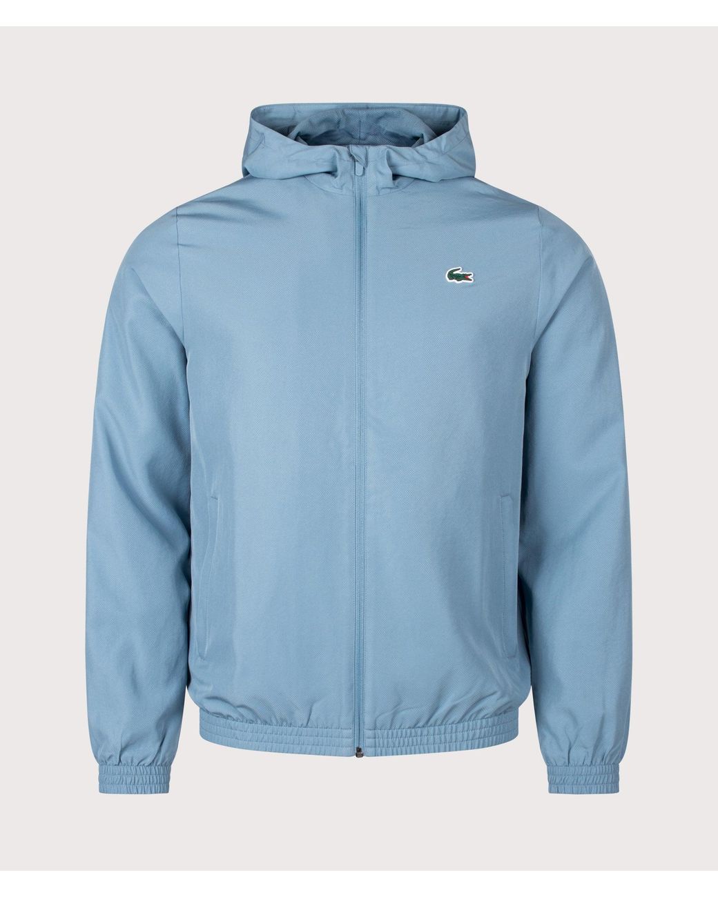 Lacoste Blue Regular Fit Water-Repellent Sport Track Jacket for men