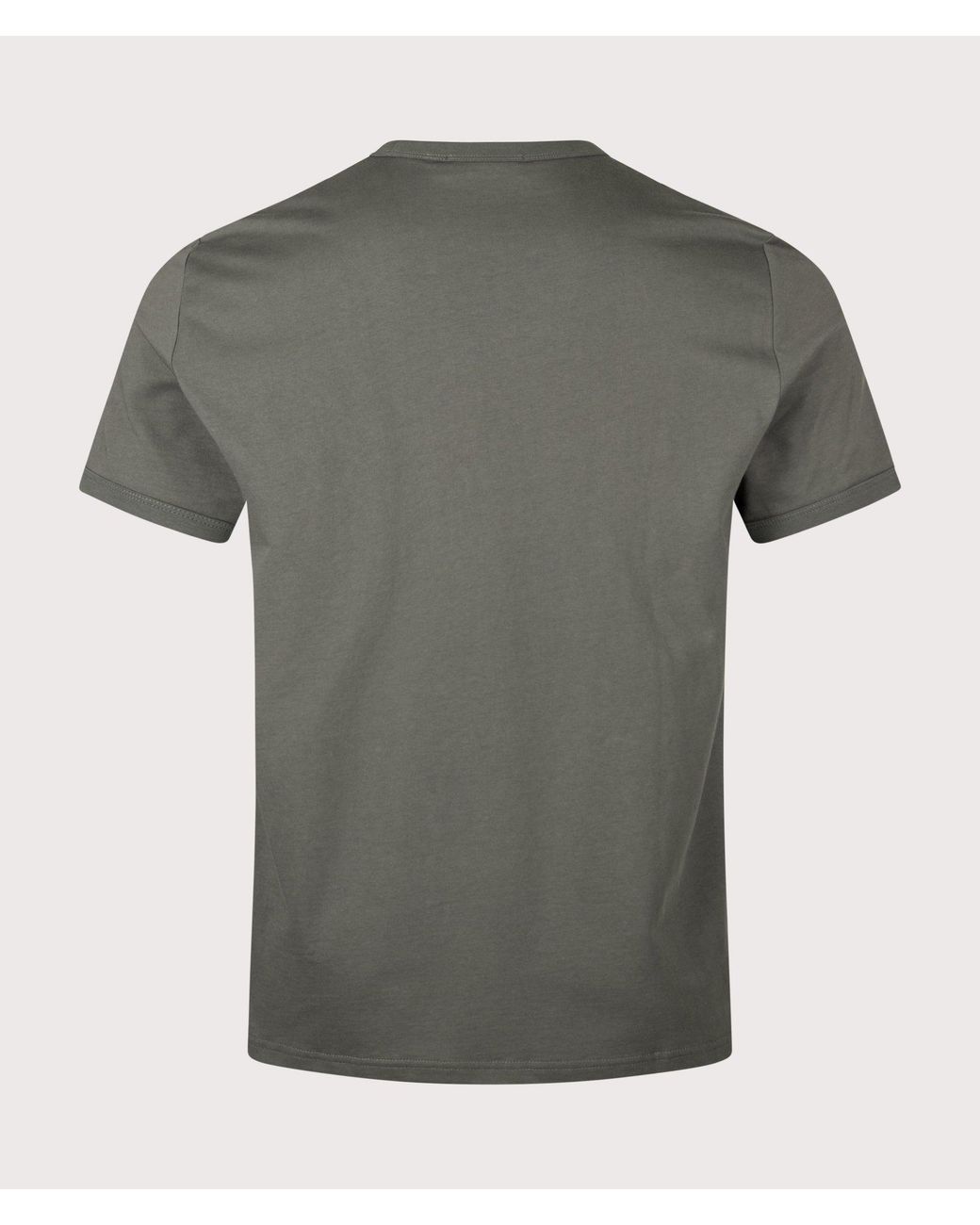 Fred Perry Gray Regular Fit Ringer T-Shirt for men