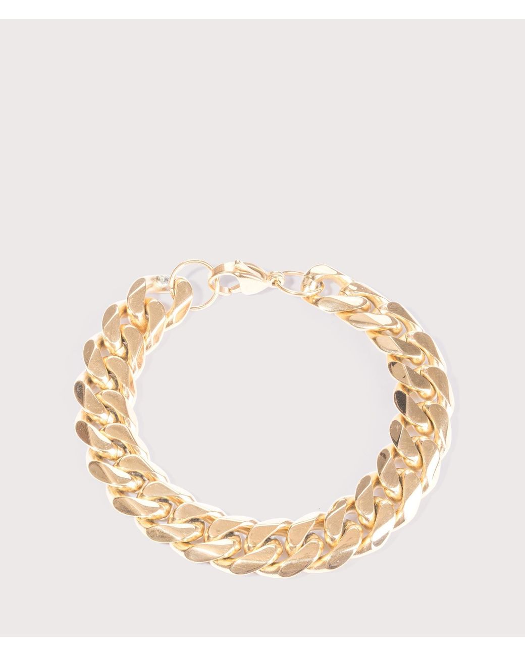 Mysterious Jeweller Natural Stainless Steel Cuban Bracelet for men