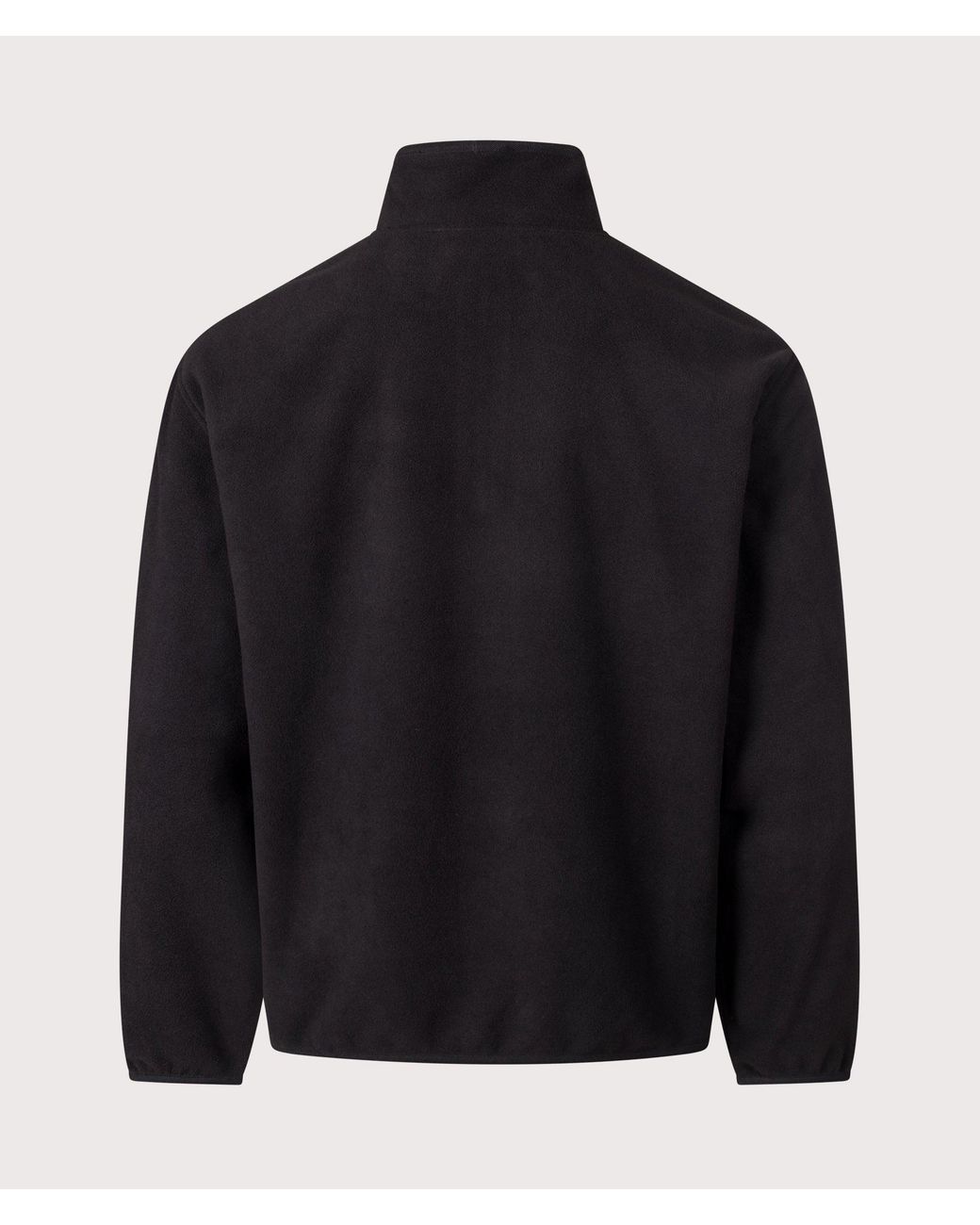 Carhartt Black Balloon Fit Edmore Quarter Zip Fleece Sweatshirt for men