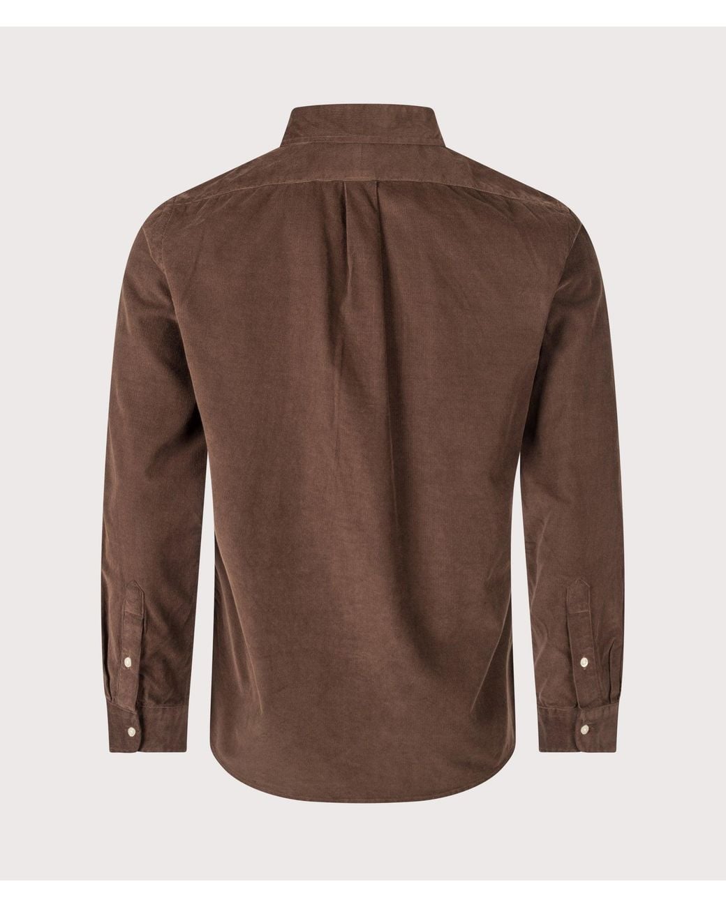 Polo Ralph Lauren Brown Custom Fit Corduroy Shirt for men