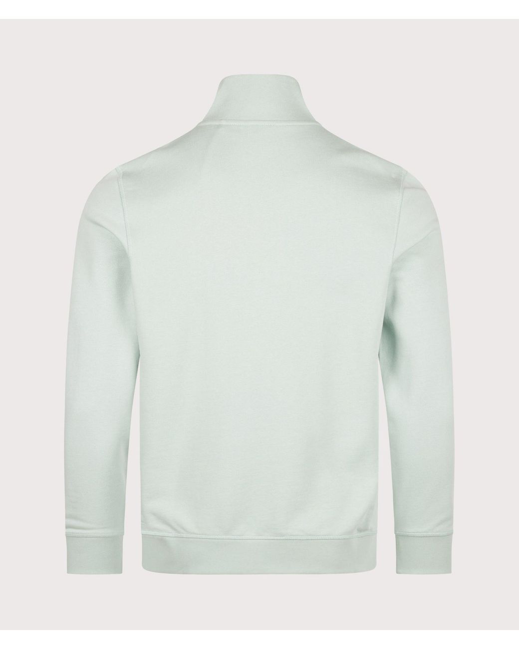 Boss Blue Regular Fit Zetrust Quarter Zip Sweatshirt for men