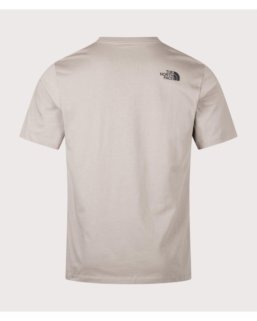 The North Face Natural Regular Fit Evolution Box Half Dome T-Shirt for men