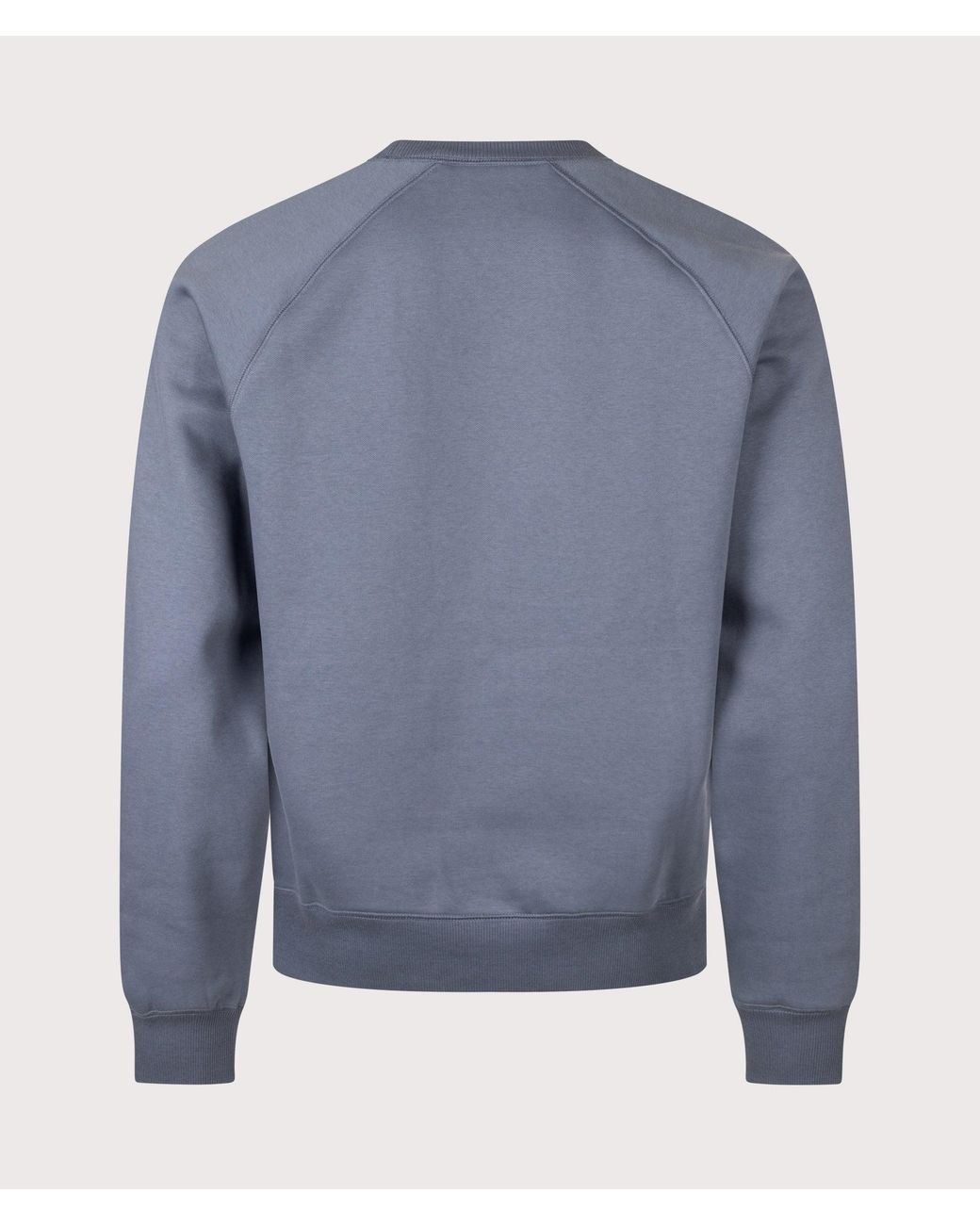 Carhartt Blue Regular Fit Chase Sweatshirt for men