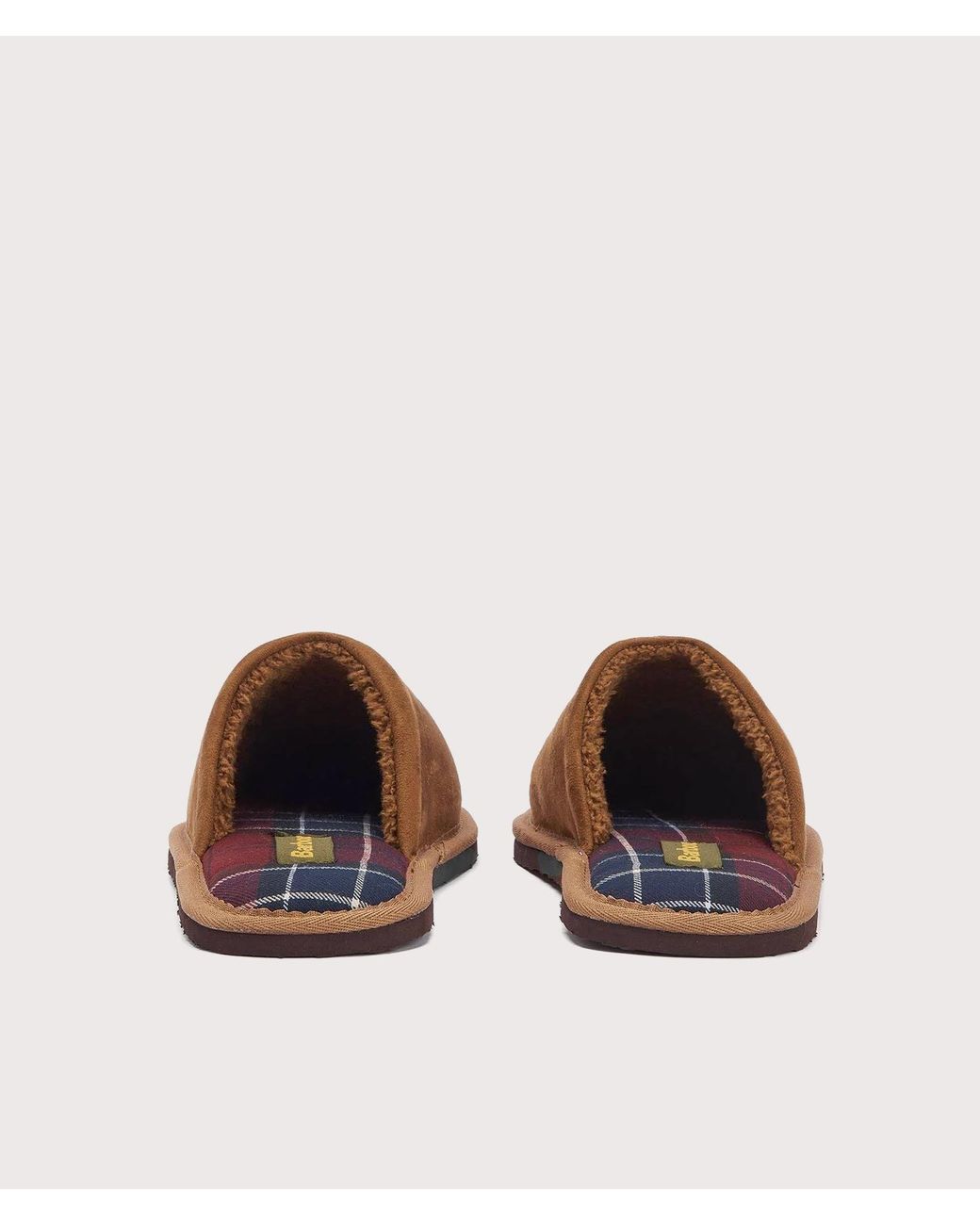 Barbour Brown Everitt Mule Slippers for men