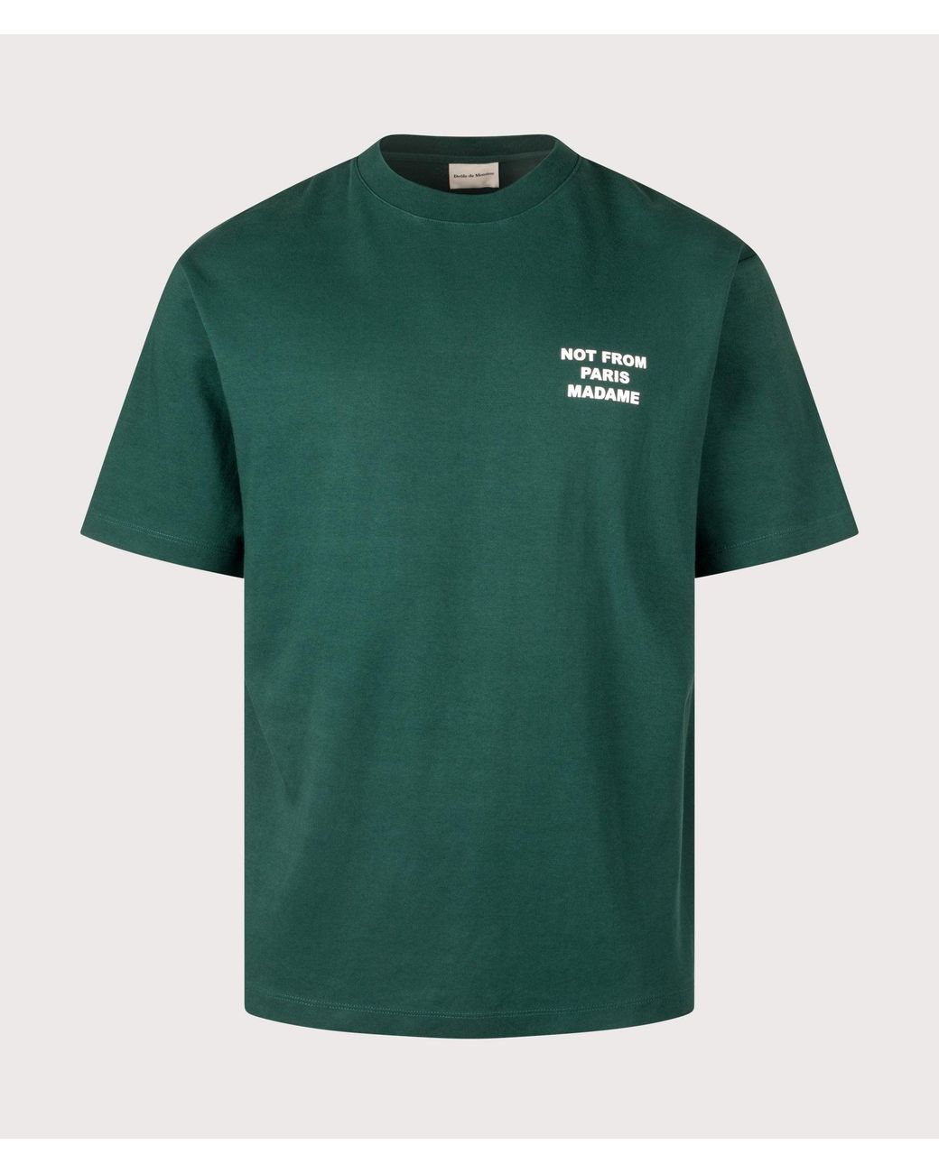 Drole de Monsieur Green Slogan T-Shirt for men