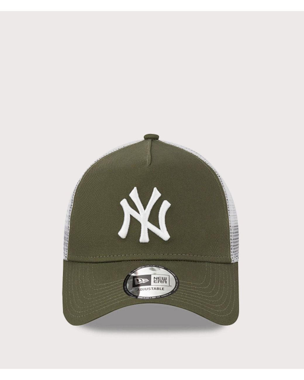 KTZ Green New York Yankees A-Frame Trucker Cap for men