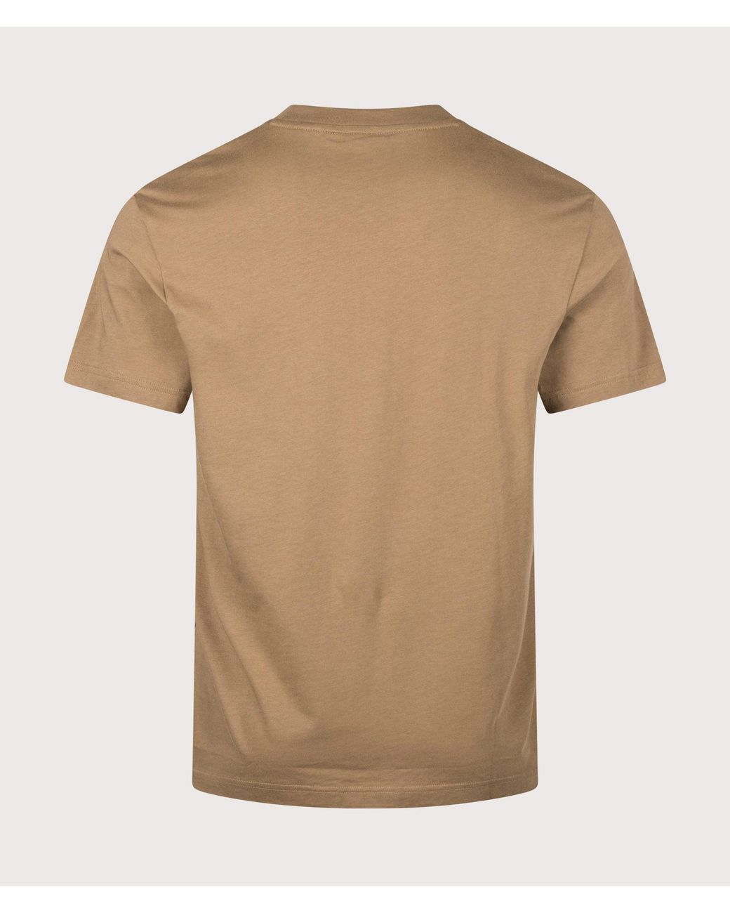 Lacoste Natural Regular Fit Cotton T-Shirt for men