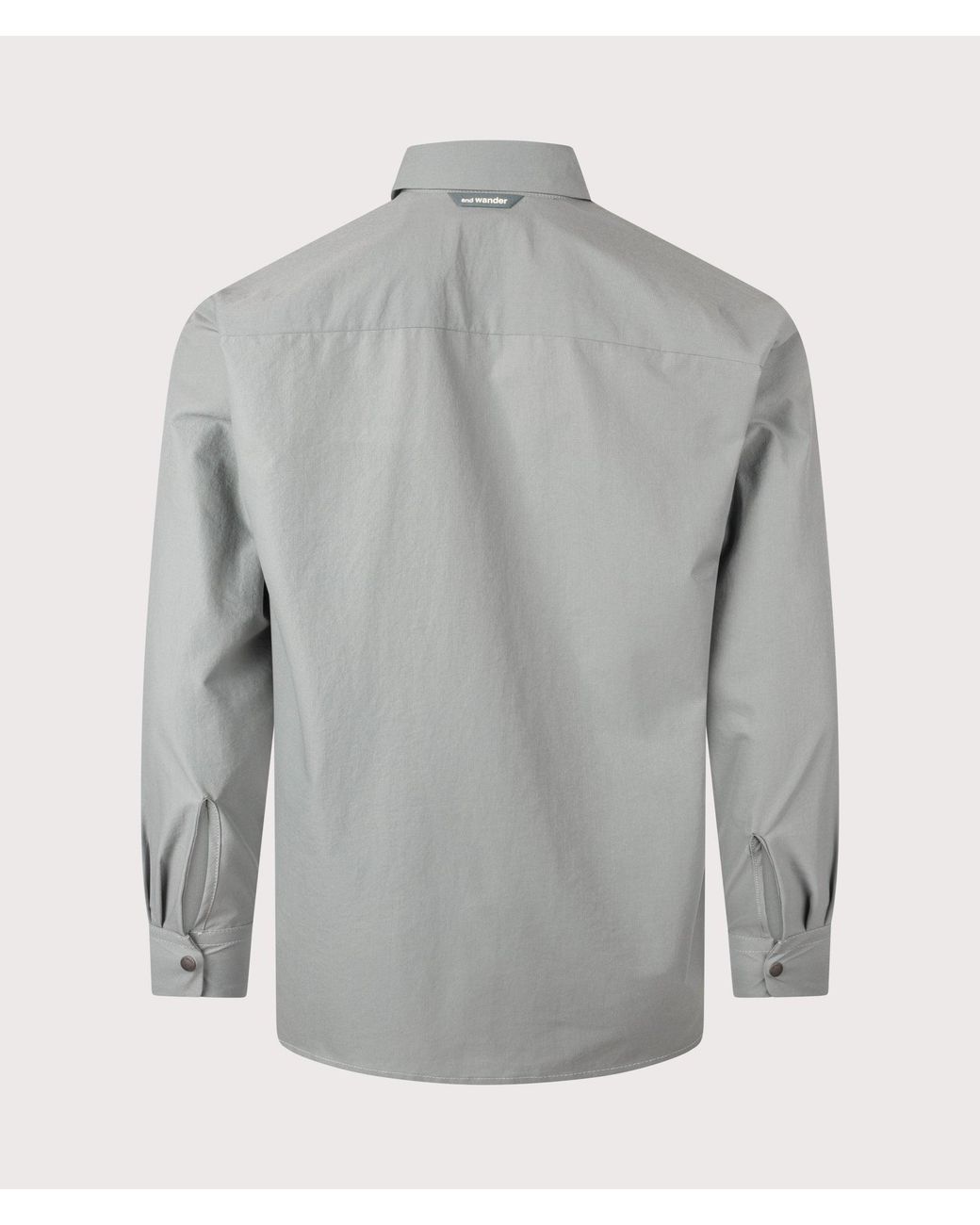 And Wander Gray Dry Breathable Shirt for men