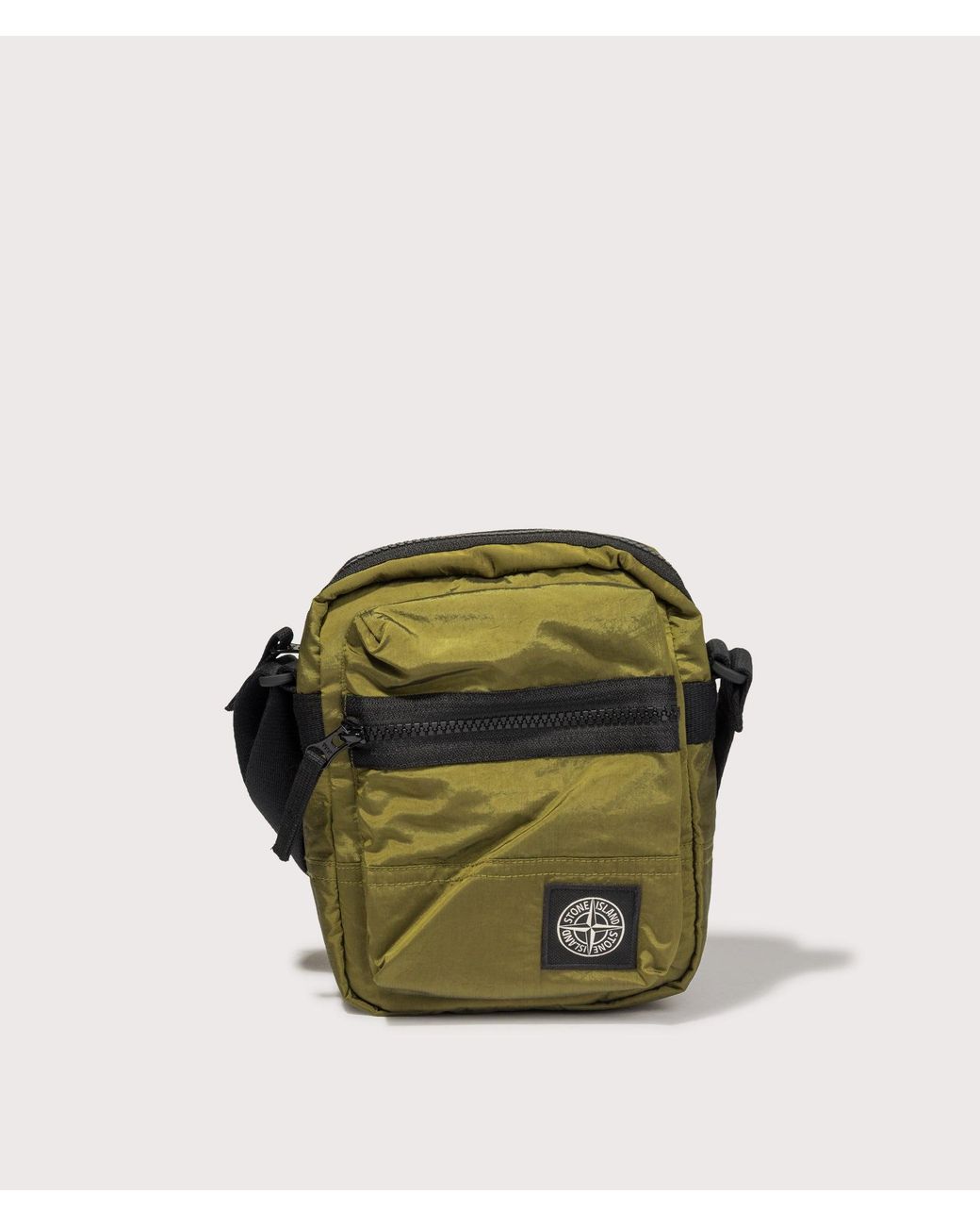 Stone Island Green Coated Nylon Metal for men