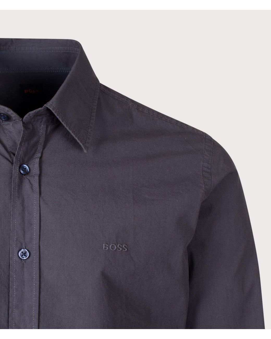 Boss Blue Regular Fit Relegant 6 M Shirt for men