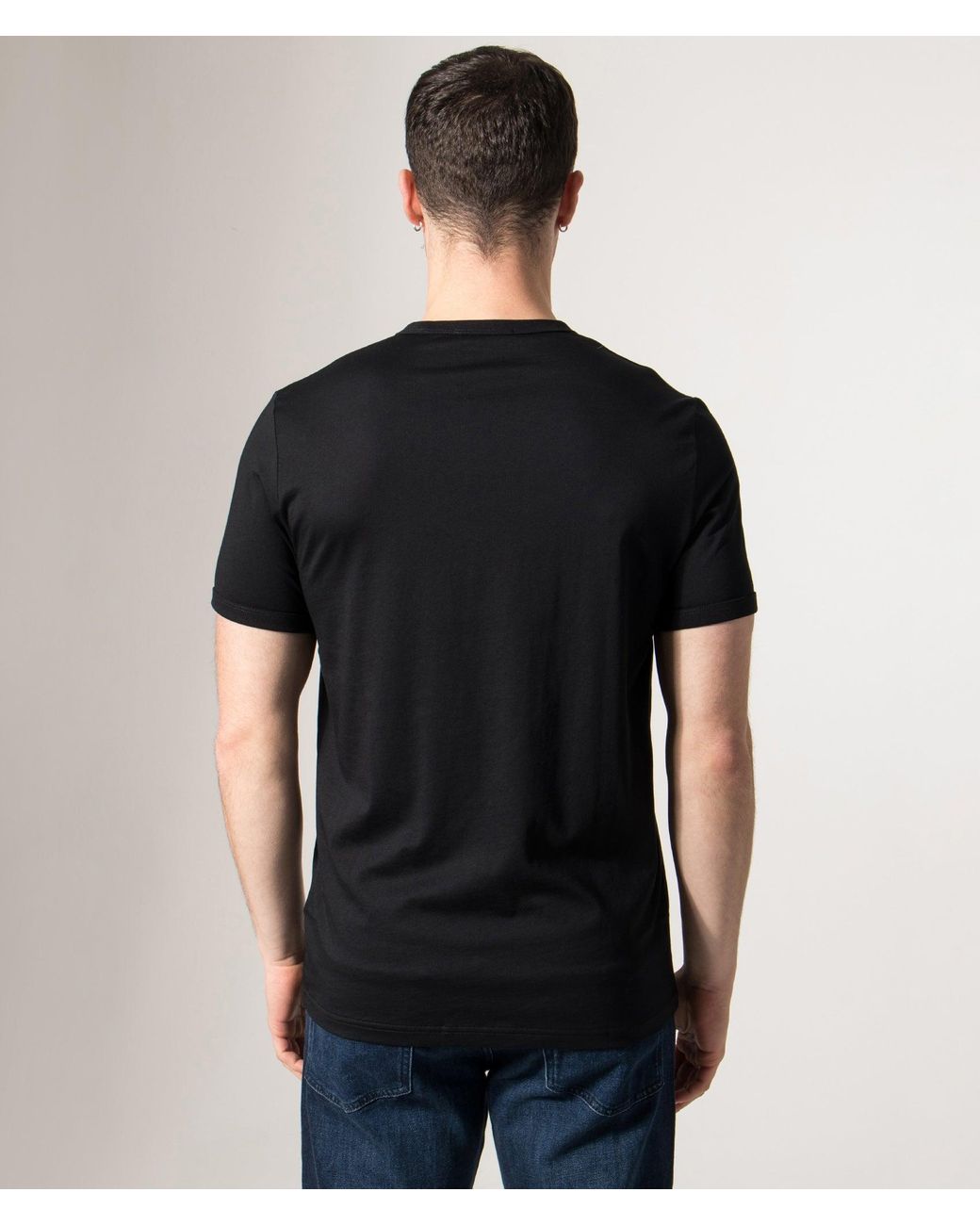 Fred Perry Black Ringer T-shirt for men