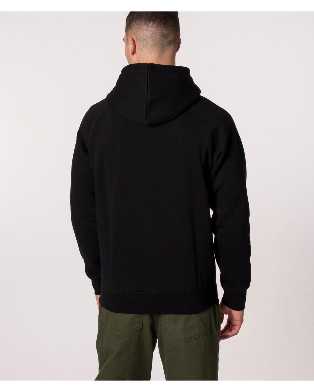 Carhartt Blue Regular Fit Chase Hoodie for men